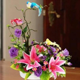  Artificial Flowers Table Arrangement delivery