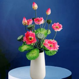 Artificial Water Lilies Table Arrangement