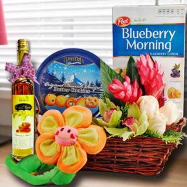 Honey & Flowers Gifts Basket