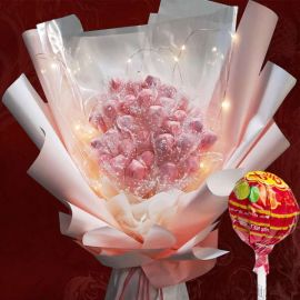 Lollipop Candy With LED Light Special Wrapping